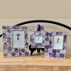 Vintage Glass Pressed Flower Frames + Photo Album